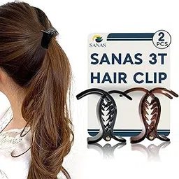 Sanas Hair Clips For Women 2PC Hair Accessories For Women Hair Clutches For Women Claw Clips For Ladies Korean Hair Clips For Women Butterfly Clips Hair Clutch Girls Hair Accessories multiple Colours-picture-58