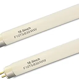 Jasco 16" F10T5/830/L Fluorescent Lamp, Warm White, 10W, 3000K Tubes, F10T5-WW, Linear Light, 41cm Total Length, Pack of 2-picture-19