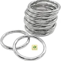 Metal Rings Plant Hangers Steel Silver Rings Metal Metal Macrame10 Pack 60mm Small Metal O Rings-picture-33