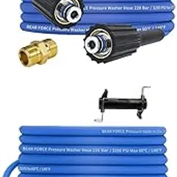 TRENDYNEST High Pressure Washer Hose 32.8ft M22 Thread for Driveway Cleaning Car Window A| High Pressure Washer | Garden Washer Tool-picture-28
