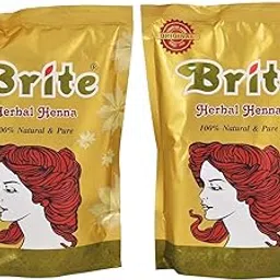 Brite Herbal Henna Hair Color, 100% Natural & Pure, 200g (Pack of 2)-picture-36
