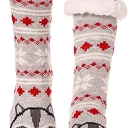 r&d Women's & Girl's Winter Socks Soft Warm Cozy Fuzzy Fleece-lined Thick Socks-picture-20