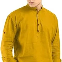 royalscout Combo of Men's Cotton Blend Full Sleeve Kurta Shirts Pack of 1 Designed for Festive Moments, Cultural Functions, or Casual Gatherings-picture-15