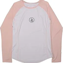volcom Trouble Maker LS Rash Guard - Pink-picture-16