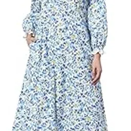 sephani Women's 100% Cotton Printed Maxi Nightgown Long Nighty Sleepwear for Ladies Nightgown Full Sleeves-picture-47