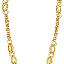 meenaz Chain for Men Boys Husband gents boyfriend Stylish golden Chain 1 one gram gold Neck Chain for Men Stainless Steel Chains for boys Jewellery Birthday Gift Anniversary fashion necklace-265-picture-18