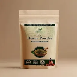 Vedamagrya Pure & Natural Henna Powder for Hair 100% Natural & Herbal Mehndi | Chemical-Free Hair Dye | No Ammonia | Ayurvedic Hair Color & Conditioner for Smooth, Shiny Hair (heena-200gm)-picture-47