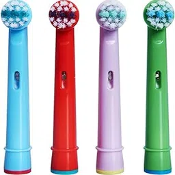 Kids Toothbrush Replacement Heads for Oral-B, Extra-Soft Bristles, Fits Both Electric and Battery Braun Oral-B Brushes, Except Vitality Sonic, CrossActino Power, Sonic Complete, Pulsonics, EB-10A-picture-22