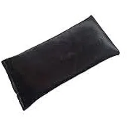 GENMACH Eye Mask for Sleeping - Flaxseed Filled Eye Pillow for Yoga, Meditation, Relaxation Headache, Migraine, with Washable Outer Cotton Cover (Beige, L 21 x W 11 x H 3 cm)-picture-34