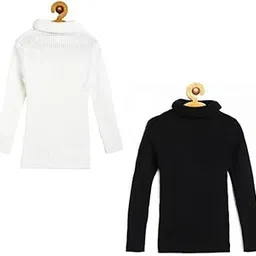 Baby Casual Winter Full Sleeve High Neck for Baby Boys and Girls Sweater (Combo Pack)-picture-11