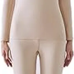 loogbh Thermal Underwear Set Base Layer Long Sleeve Top Ultra Soft Long Johns,Lined Thermals Leggings for Winter Workout Unisex, Female 3, XXL-picture-26