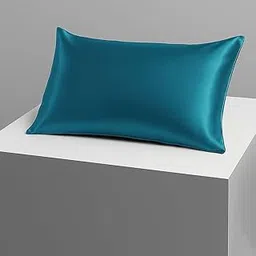 Satin Pillow Covers Set of 2 – Soft, Silky & Skin-Friendly with 3 Free Random Color Satin Hair Scrunchies (Violet) image 1