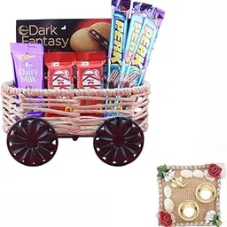 SFU E Com With Dak Fantasy Chocolate Hamper| Diwali Chocolate Gift | Premium Diwali Chocolate Hamper With Kankavati | Chocolate Gift Hamper | 1527-picture-33