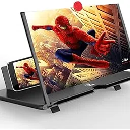 12" 3D HD Screen Magnifier for iPhone X/8/7/6 and All Other Smartphones (Black, Plastic or Acrylic Lens, No Light Source)-picture-64