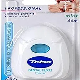 Trisa Dental Floss - Waxed (Mint), 1 Piece Pack-image-0