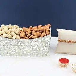SFU E Com Dry Fruit Hamper For Rakshabandhan Gift | Dry Fruit And Rakhi For Brother | Dry Fruit Basket Hamper | 170-image-93