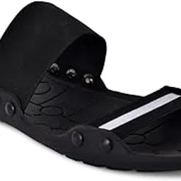 black sandals Flip Flops for Men & Boys | Comfortable Casual Slippers for Beach, Home, Outdoor | Anti-Slip Lightweight Chappals – Stylish Summer-image-0