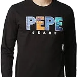 pepe jeans Men's Cotton Crew Neck Sweatshirt image 1