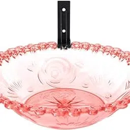 Wall-Mounted Bird Bath Large Capacity Bird Water Bowl for Terrace Lawn Patio Red|Home & Garden|Yard, Garden & Outdoor Living|Bird & Wildlife Accessories|Birdbaths-picture-18