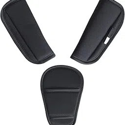 Merishopp Car Shoulder Pads Cover Cushion Harness Comfortable Pad Black-image-82