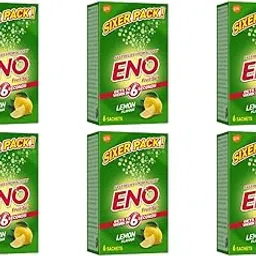 Eno Lemon Multipack Digestive Fruit Salt 30g (5g x 6 Sachets) [Pack of 6]-picture-13