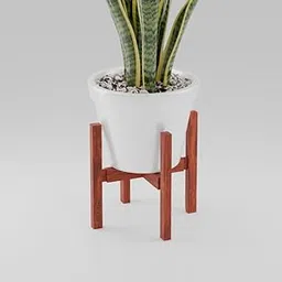 Lakdi Baaz | Made in India Adjustable Solid Wood Plant Stand Indoor, OutDoor Mid Century Modern Wood Plant Holder Gamla Stand, Pot Stands for House, Garden, Corner Plant Holder for Pot 8-12 inch-image-13