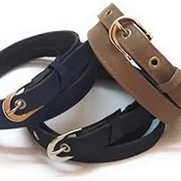 XXL OVERSIZE PLUS SIZE FORMAL CASUAL women's denim material jeans belts 3pcs black blue buiscuit-picture-48