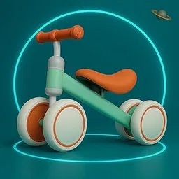 Kids Baby Balance Bike for 1-2 Years Old Boys and Girls, Toddler Best First Birthday Gift | Toddler First Bike with 4-Wheel Stability | No Pedal Ride-On Toy for Indoor & Outdoor (GREENN)-picture-31