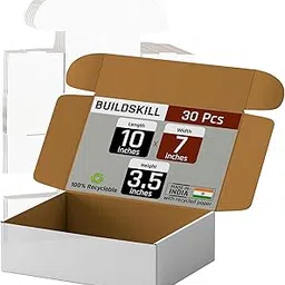 Mailer Box 10X7X3.5 (Pack of 30) White-picture-43