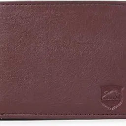 samtroh Card & Coin Pocket Pu Leather Wallet for Men I 3 Card Slots I 2 Currency & Secret Compartments I 1 Coin Pocket (Brown)-picture-50