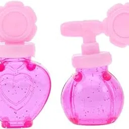 MERISHOPP 2 Pieces PVC Transparent Purple Perfume Bottles for Doll ACCS-picture-14