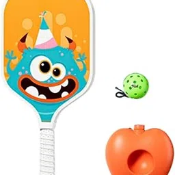 STYLEHEAVEN Pickleball Paddle with Ball and Base for Beginner Family Kids Indoor Outdoor Orange|Sporting Goods|Tennis & Racquet Sports|Tennis|Racquets-image-24