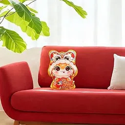 The Style SutraNew Year Throw Pillow Decorative Pillow for Bed Couch Room Decor Koi | Home Decor| Pillows-picture-17