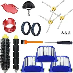 AC Doctor INC Accessory for Irobot Roomba 600 610 620 650 Series Vacuum Cleaner Replacement Part Kit -Includes 3 Pack Filter, Side Brush, and Bristle Brush and Flexible Beater Brush, Cleaning Tool-picture-24