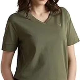 van heusen Women's Cotton Regular Fit T-Shirt-picture-54