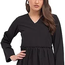 shewill Women's Solid A-Line Top for Jeans – Lightweight, Summer Wear, Comfortable Fit, Casual & Daily Use-picture-39
