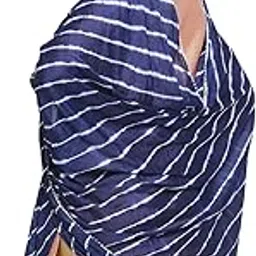 Women's Leharia Indigo Chinon Dupatta-image-0