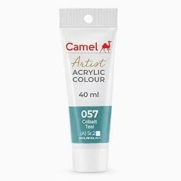 Camel Artist Acrylic Colours, 40 ml (057 COBALT TEAL)-picture-11