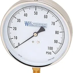 Weksler EA14-E Contractor's Pressure Gauge, 0 to 200 psi, 1/4" NPT(M)-picture-56