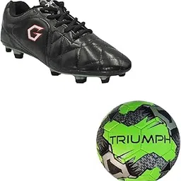 triumph Football Pvc Boss Green With Gowin Football Shoe Mercury Black Size-2-picture-23