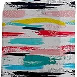 cortina Abstract Design Travel Suitcase Protective Cover | Medium | Fits 22"-26" Luggage | Eco-Friendly | Polyester-Spandex | 65cm (24 inch) | Luggage Protectors | Anti Scratch | Pack of 1 | Multi-picture-25