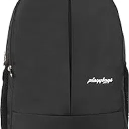 playy bags Casual Laptop Backpack, Navy Blue, Multiple Compartments with Mesh Side Pockets-picture-10