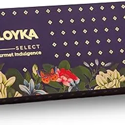 Loyka Chocolate & Dryfuits Premium Gift Hamper for Birthday, Wedding & Anniversary Celebrations| Almond Brittle Gold, Brownie, Cashew Brittle Brownie, Almond & Chocolate Cookies, Dryfruits-picture-21
