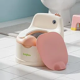 Baybee Clora Western Toilet Potty Seat for Kids 1-5 Years | Baby Potty Training Seat Chair with Anti-Urine Splash Guard, Detachable Bowl | Kids Toilet Seat | Portable Toilet Training Potty Seat (Pink)-image-21