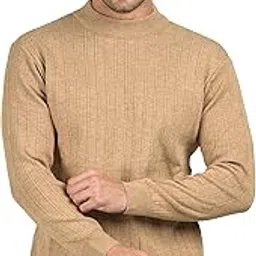 mont connett Men Woolen Round Neck Solid Striped Design Pullover Heavy Rainbow Fabric Winter Wear Pure Wool Cardigan for Men Fully Warm Pullover Free Sizes-picture-17