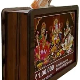 Wooden Savings Box with Deposit Chart Target | Money Saving Challenge Box Style-12-picture-35