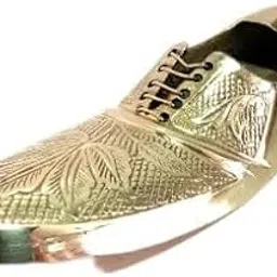 Geniadity- (Ashtray) Unique 100% Pure Brass Shoe Ashtray for Home & Office- Cigarette Holder (Vintage Style)-image-6
