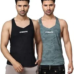 ameeha Men's Tank Tops Gym Workout Vest Y-Back Sleeveless Muscle Fitness Bodybuilding Gym Vest-picture-11