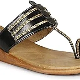 denill Women's Toe Srap Wedge Sandal-picture-21