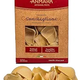 Anmara Organic Conchiglioni Hard Durum Wheat Pasta 500g | GMO-Free Ingredients | Made with Traditional Slow Drying Process-picture-23